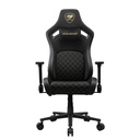 CGR-DFF-GLB Silla para videojuegos de PC Asiento acolchado tapizado Negro, Oro