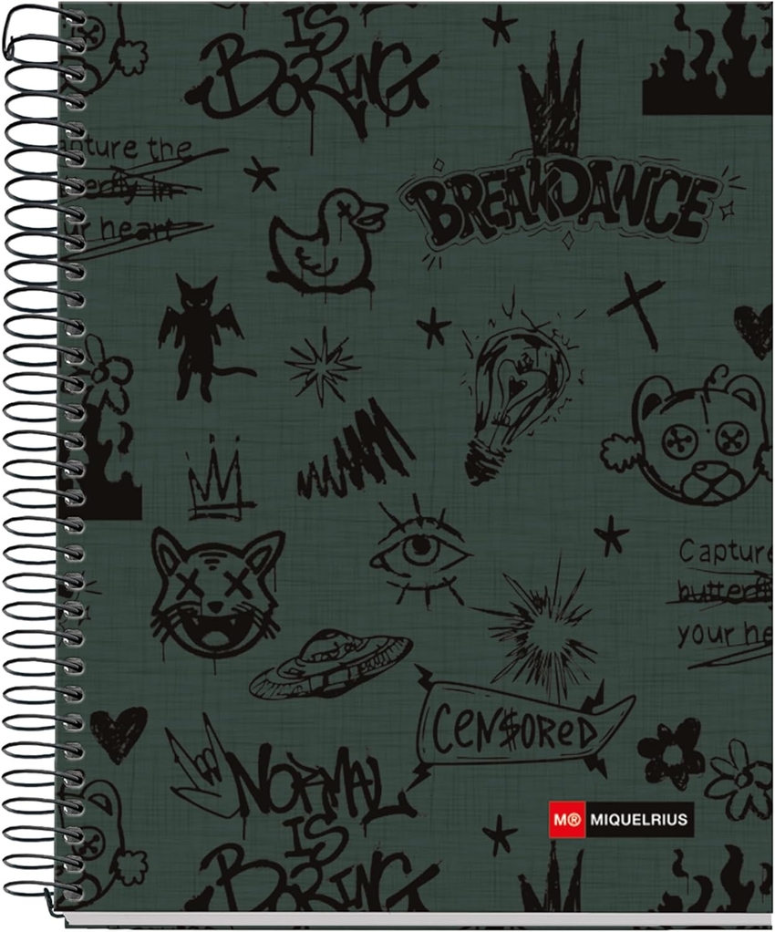 CUADERNO NB4 A5 120 CLA 70G NOT BORING 210x175x20mm