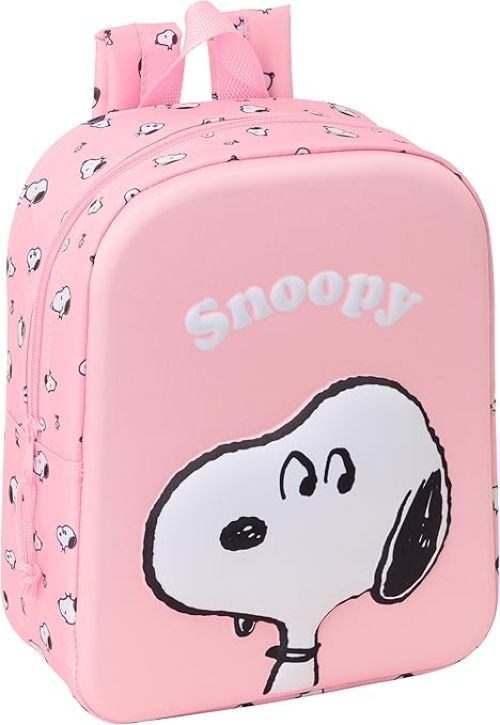 MOCHILA GUARDERIA 3D SNOOPY 3D 22x27x10cm