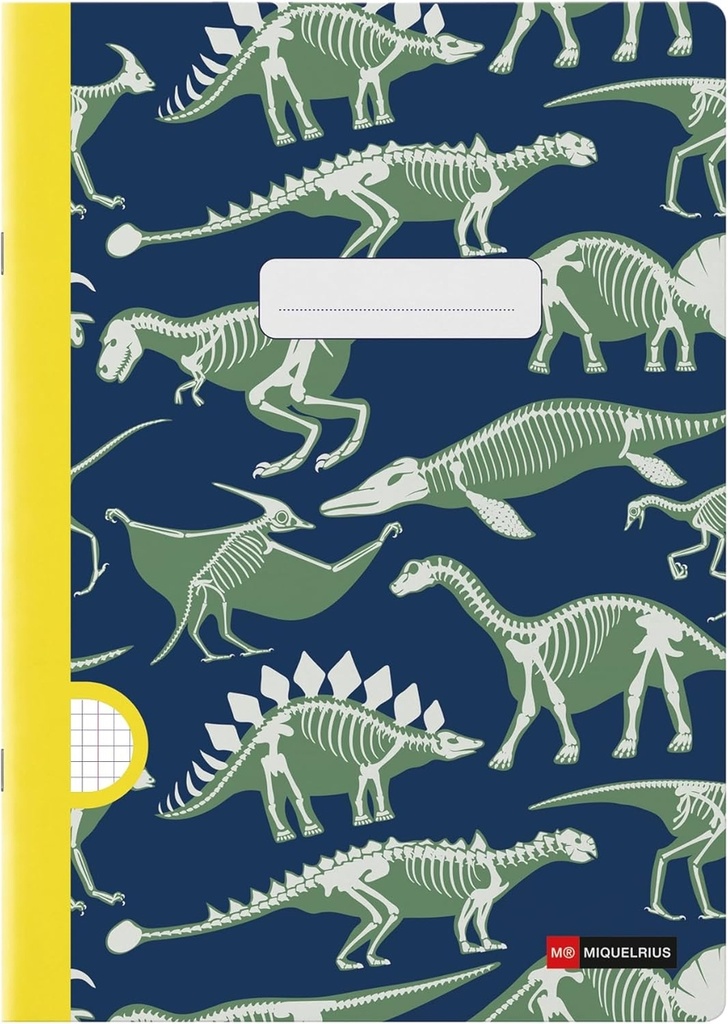 CUADERNO GRAPA A4 48H CLA 90G DINOS FOSSIL 297x210x6mm