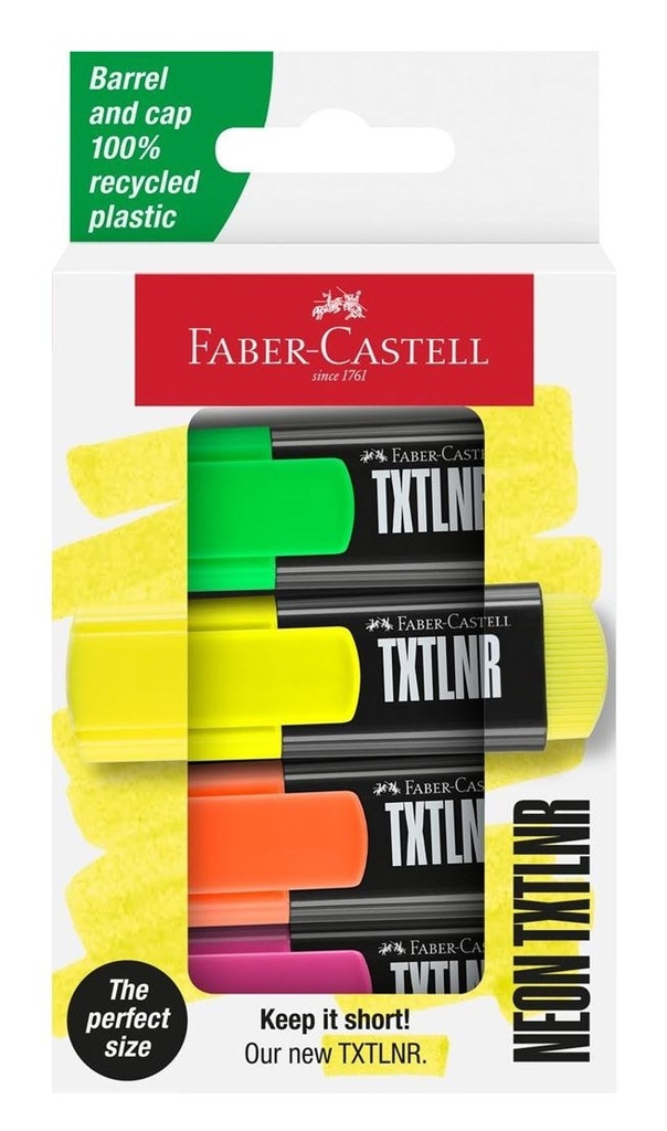 [154204] 154204 marcador 4 pieza(s) Verde, Naranja, Rosa, Amarillo