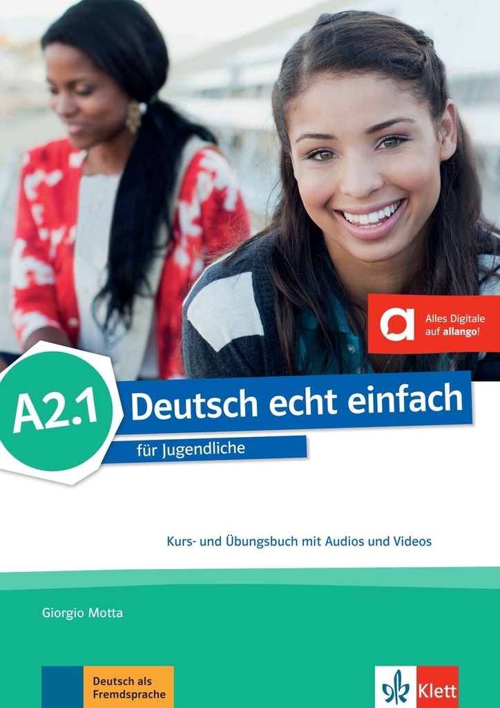 deutsch echt einfach! a2.1, libro del alumno y libro de ejercicios con audio online