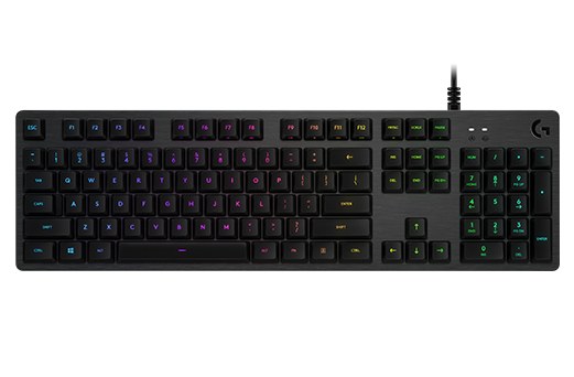 [920-009344] 920-009344 teclado Juego USB QWERTY Español Carbono