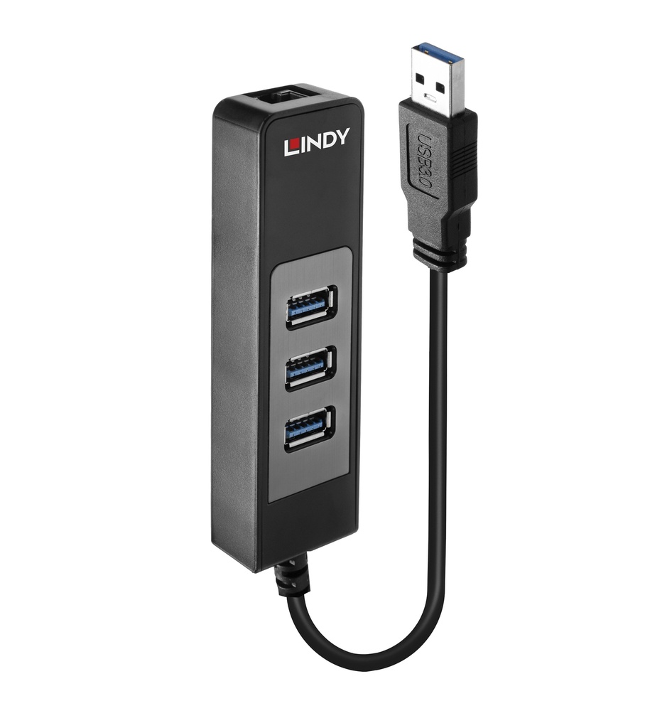 [43176] 43176 hub de interfaz USB 3.2 Gen 1 (3.1 Gen 1) Type-A 5000 Mbit/s Negro