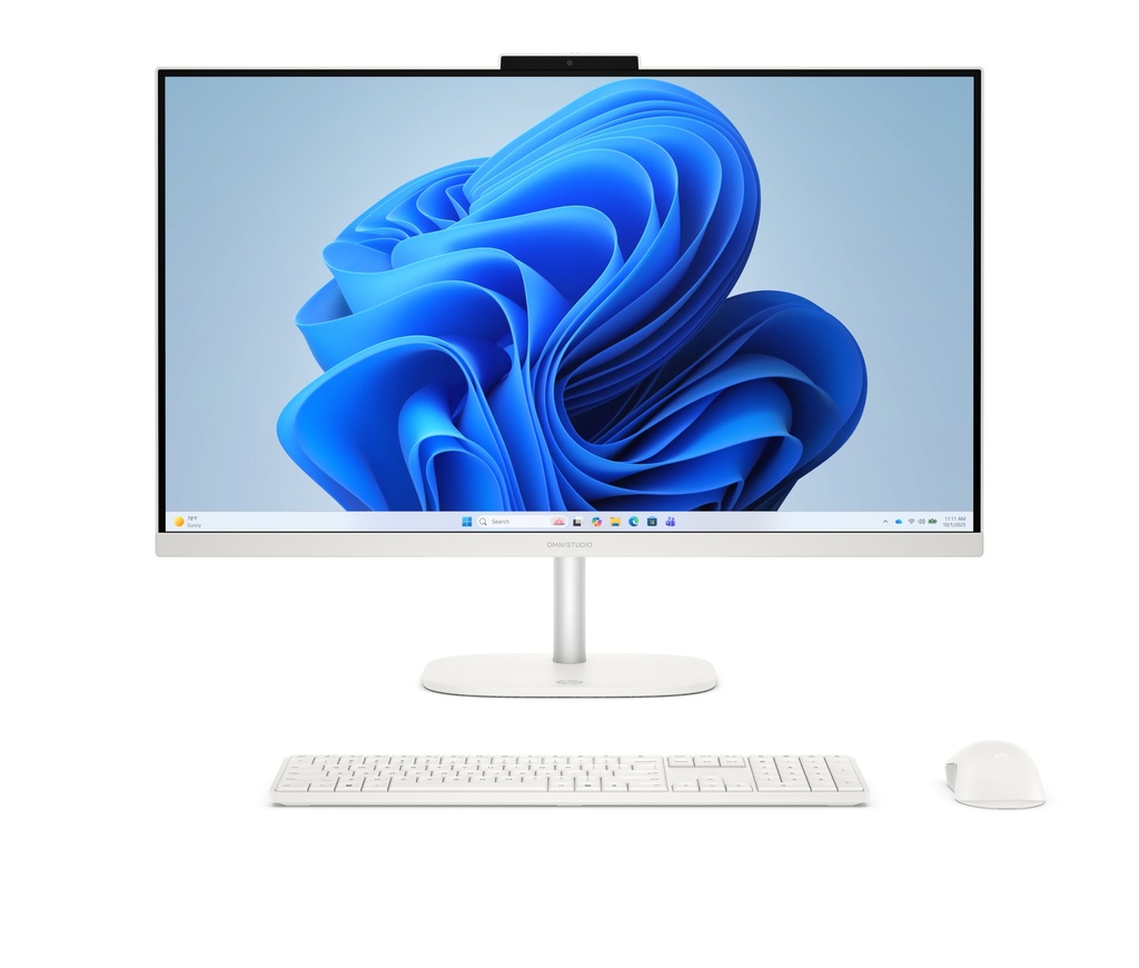 [D37KVEA] OmniStudio All-in-One Desktop 27-cu0029ns PC Intel Core 7 240H 68,6 cm (27") 1920 x 1080 Pixeles 24 GB DDR5-SDRAM 1 TB SSD Windows 11 Home Wi-Fi 6 (802.11ax) Blanco