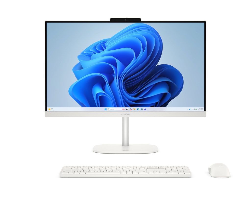 [D37KKEA] OmniStudio All-in-One Desktop 24-cu0043ns PC Intel Core 5 120U 60,5 cm (23.8") 1920 x 1080 Pixeles 16 GB DDR5-SDRAM 512 GB SSD Windows 11 Home Wi-Fi 6 (802.11ax) Blanco