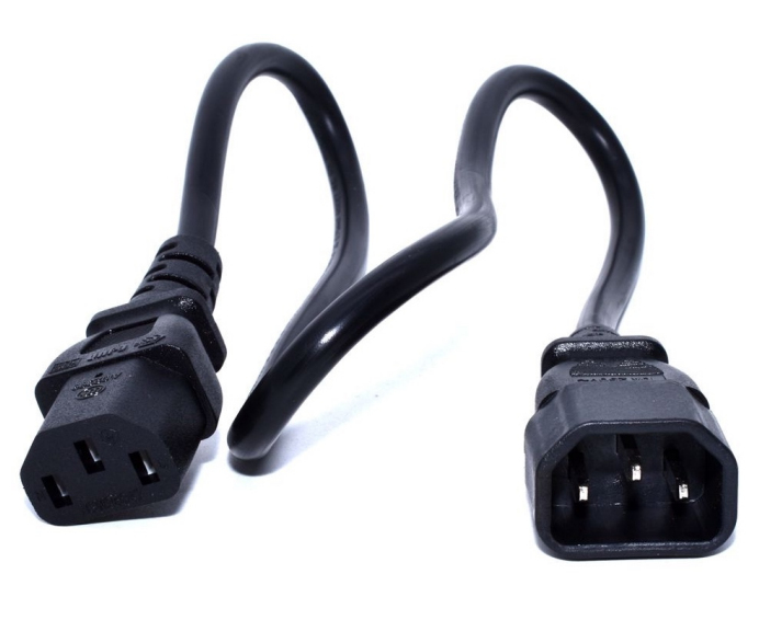 [CS-RAC-IEC-CRD] CS-RAC-IEC-CRD cable de transmisión Negro 0,48 m C13 acoplador C14 acoplador