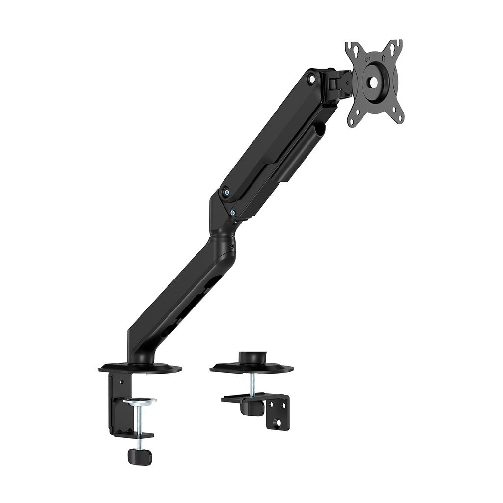 [DT32TSR-447] Soporte de Mesa Eco Contrapeso Giratorio e Inclinable para Monitor/TV 9kg (3 Pivotes, 1 Brazo) de 17-32, Negro