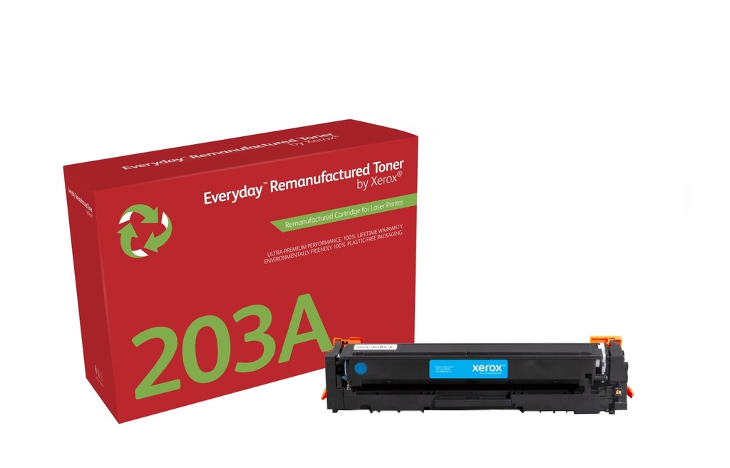 Remanufacturado Everyday Tóner Everyday Cian remanufacturado de Xerox es compatible con HP 203A (CF541A), Capacidad estándar