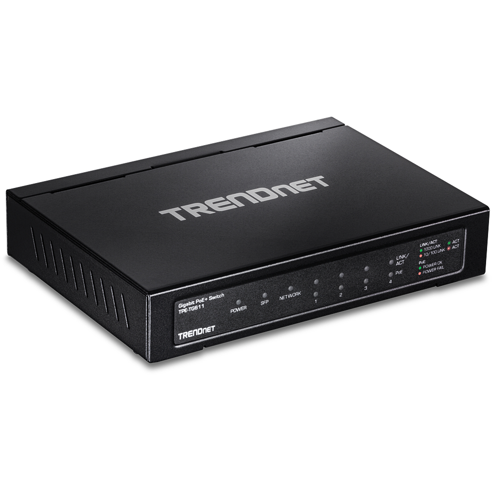[TPE-TG611] TPE-TG611 switch Gigabit Ethernet (10/100/1000) Energía sobre Ethernet (PoE) Negro