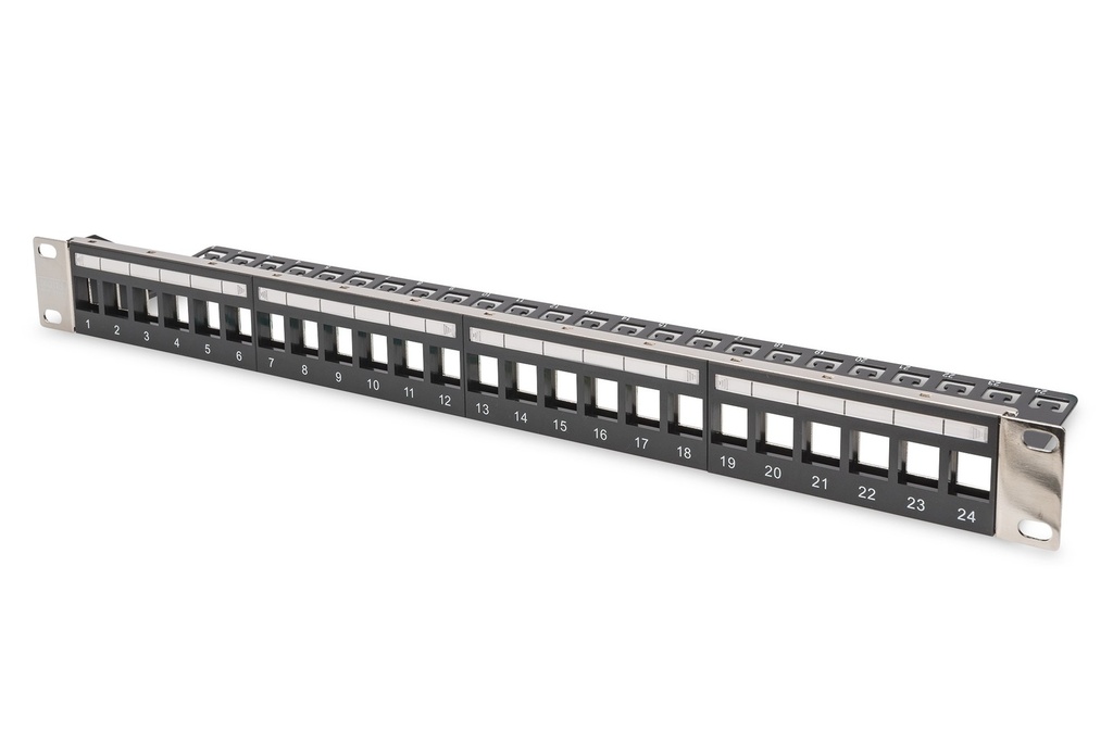 [DN-91411-LF] Panel de conexiones modular ® para conector Keystone 1U de montaje en bastidor - descargado