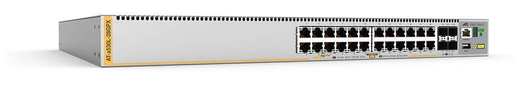 [990-006519-50] AT-x530L-28GPX-50 Gestionado L3+ Gigabit Ethernet (10/100/1000) Energía sobre Ethernet (PoE) 1U Gris