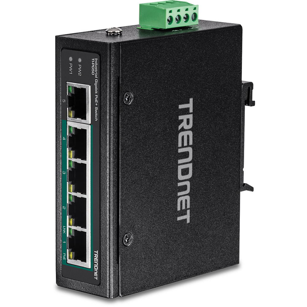 [TI-PG50] TI-PG50 switch No administrado Gigabit Ethernet (10/100/1000) Energía sobre Ethernet (PoE) Negro