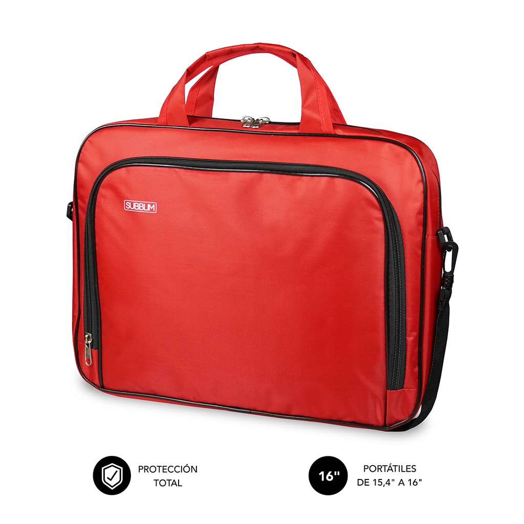 [SUB-LB-1OLB052] Maletín Ordenador Oxford Laptop Bag 15,4-16" Red
