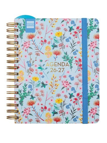 [533580227] AGENDA ESCOLAR 26-27 4º SVH MAGIS DESIGN FLOWER ESPIRAL