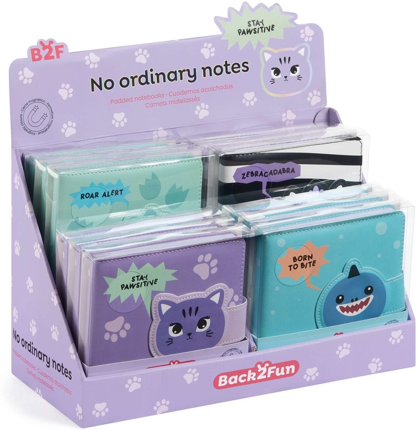 EXP 12 CUADERNO 150X148X16 MM ACOLCHADO IMAN B2F