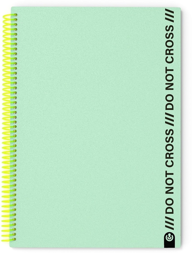 [64321266] CUADERNO A4 ESPIRAL NOT CROSS 100H CUADRICULA MINT