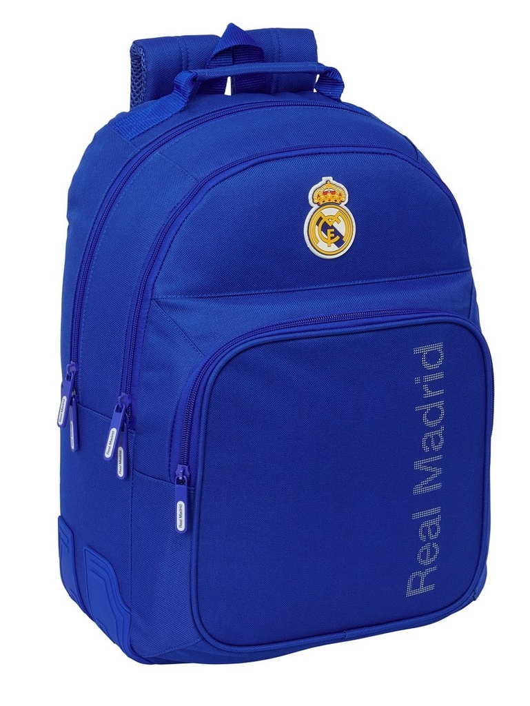 MOCHILA DOBLE ADAPTABLE CARRO REAL MADRID 32x42x15cm