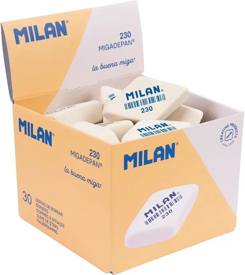 C/30 GOMAS MILAN 230 MIGA DE PAN ROMBOIDES