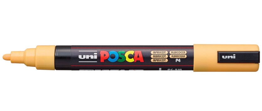 [182522] MARCADOR UNI-POSCA PC5M COLOR ALBARICOQUE 1.8-2.5MM