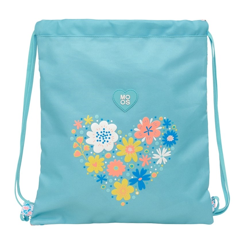 SACO PLANO RECICLADO MOOS FIORI 35x40x1cm