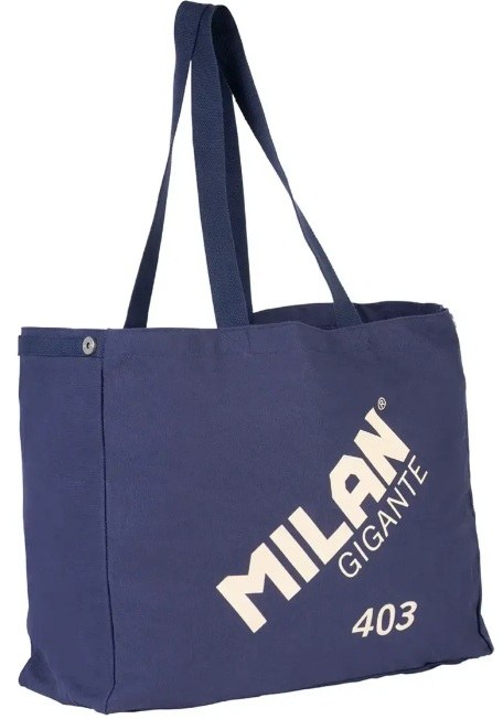 Bolso tote bag grande milan gigante 403 since 1918 azul marino