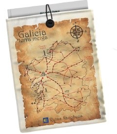 Funda acolchada para libros rutas xacobeas 21x28cm