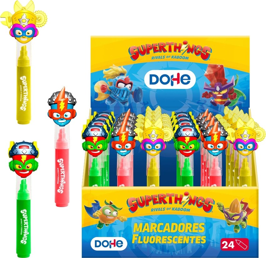 [79817] EXP 24 MARCADOR FLUORESCENTE SUPERTHINGS