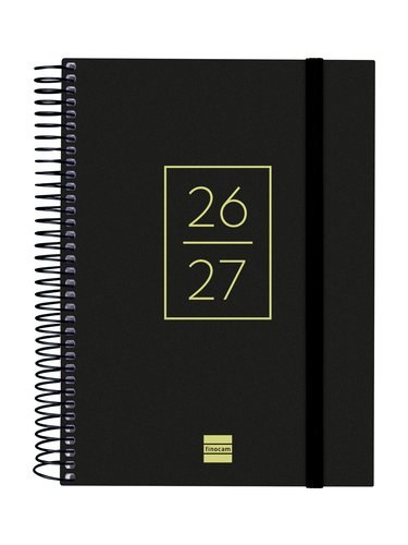 [634244027] AGENDA ESCOLAR 26-27 4º DP SEC NEGRO ESPIRAL