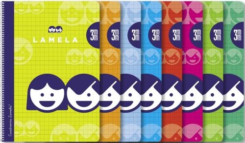 (pack 10u.) cuaderno espiral fº 80h 70g 3mm cuadrovia cubierta básica
