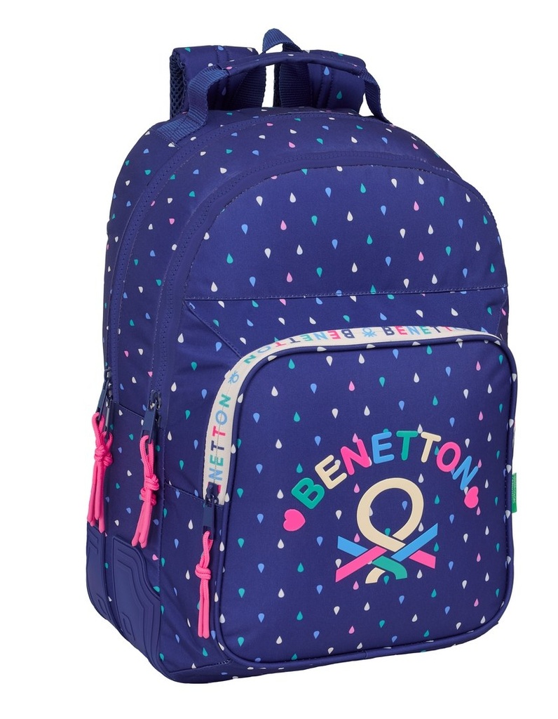 MOCHILA DOBLE ADAPTABLE CARRO BENETTON DROP 32x42x15cm