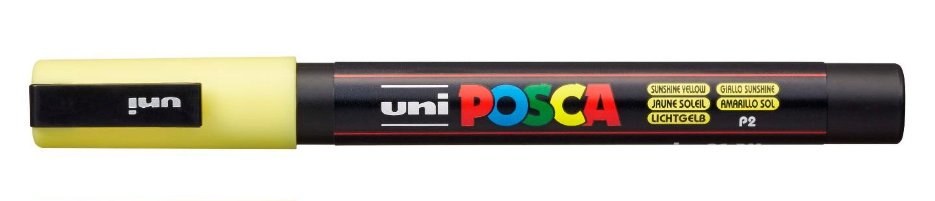 [186510] MARCADOR UNI-POSCA PC3M COLOR AMARILLO SOL 0.9-1.3MM
