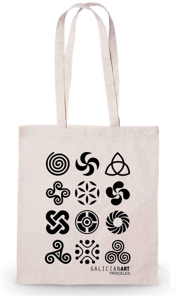 BOLSA TRISCELES GALICIAN ART NATURAL
