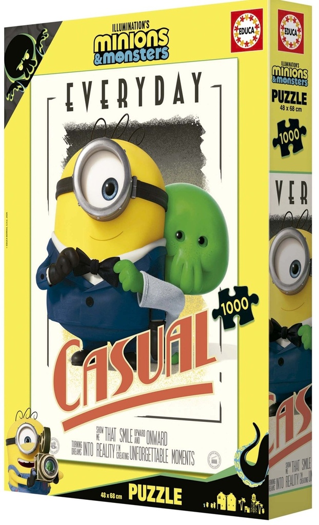 PUZZLE 1000 PIEZAS MINIONS &amp;MONSTERS
