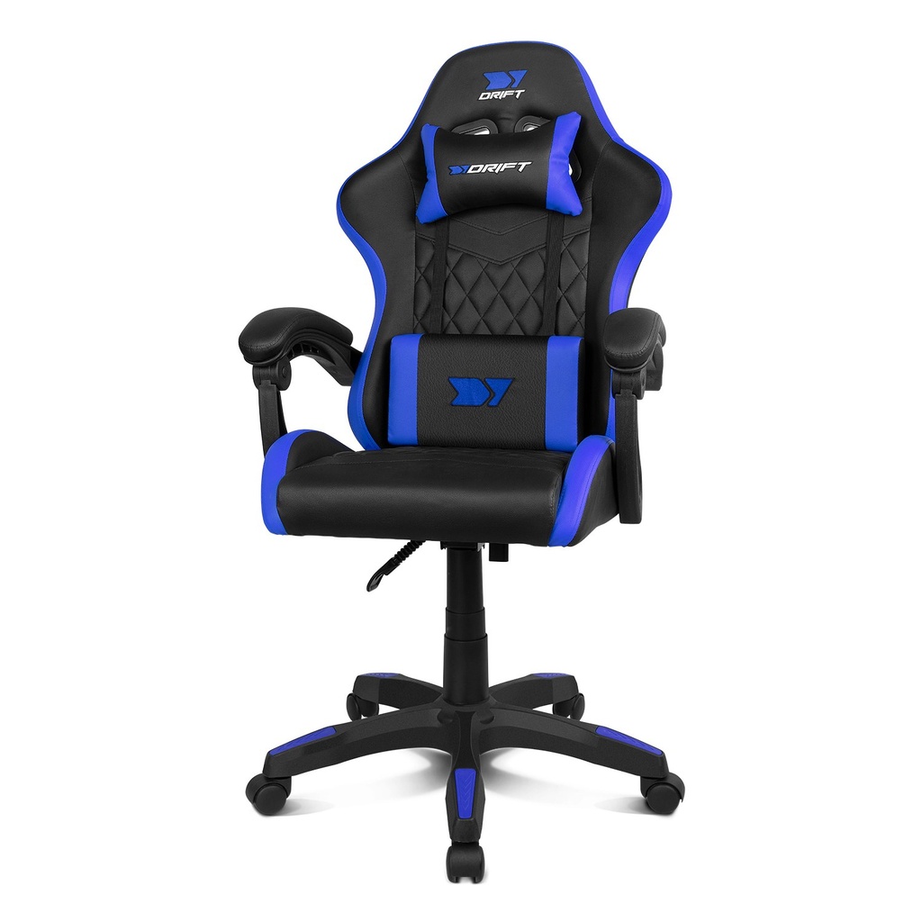 [DR35EBL] DR35EBL silla para videojuegos Silla para videojuegos de PC Asiento acolchado Negro, Azul