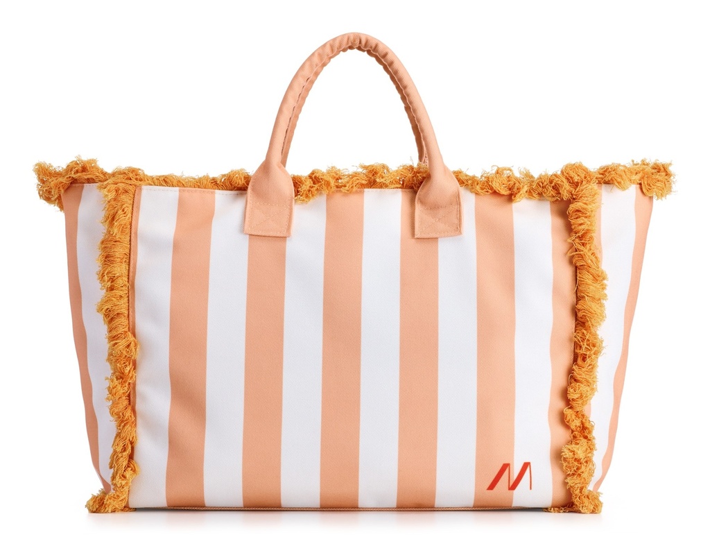 [BEACHBAGPF] BEACHBAGPF bolso y bandolera Algodón, Poliéster Durazno Mujer Bolsa de playa