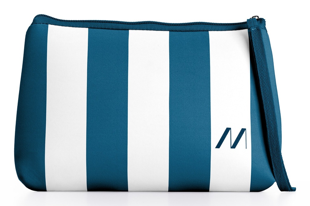 [BEACHPOUCHBL] BEACHPOUCHBL bolso y bandolera Algodón, Poliéster Azul Mujer Bolsa de playa