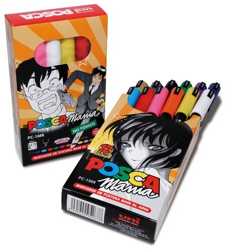 [182634252] Posca Manía PC-1MR Urban Surtidos en Estuche de 12 rotuladores - Color no elegible