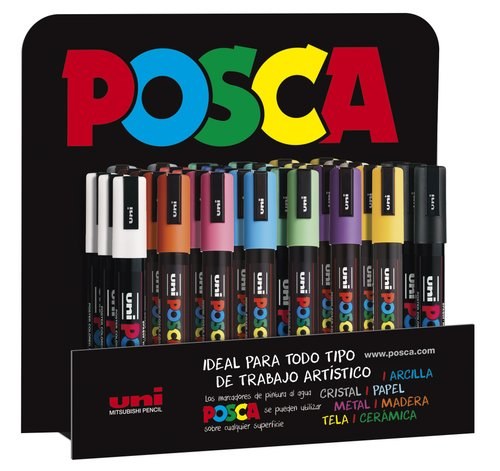 [182634904] ROTUL.UNI-POSCA PC-5M EXP.36