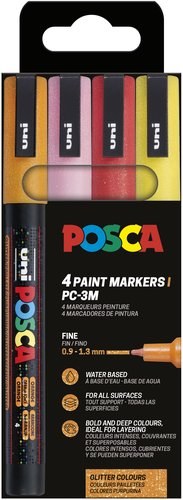 [302422317] ROTUL.UNI-POSCA PC-3M COL. CALIDOS E/4