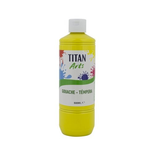 [198002812] TEMPERA TITAN AC ESC.500ml AMARILLO