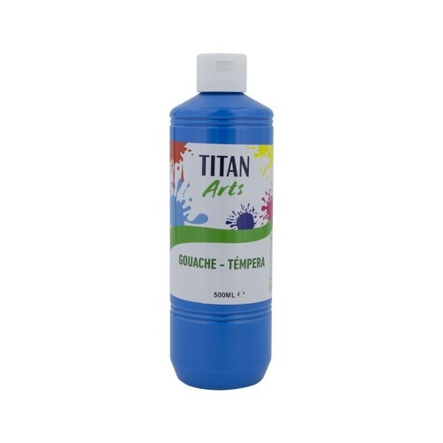 [198005512] TEMPERA TITAN AC ESC.500ml CIAN