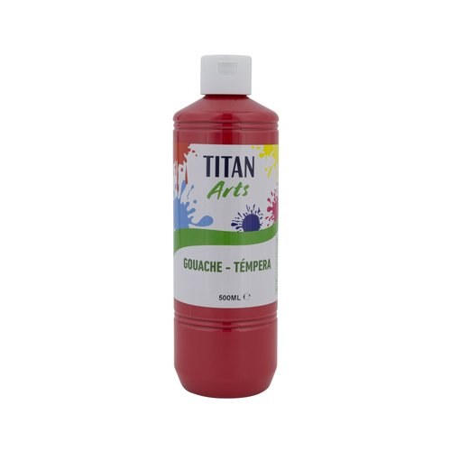 [198003512] TEMPERA TITAN AC ESC.500ml BERMELLON