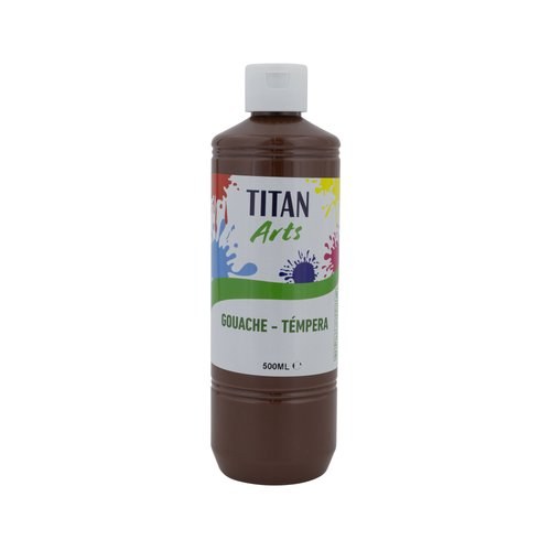 [198007812] TEMPERA TITAN AC ESC.500ml MARRON OSC.