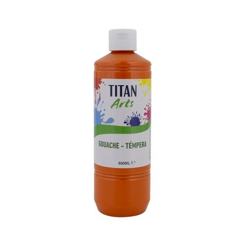 [198003012] TEMPERA TITAN AC ESC.500ml NARANJA