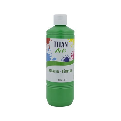 [198006612] TEMPERA TITAN AC ESC.500ml VERDE CL.