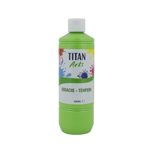 [198006712] TEMPERA TITAN AC ESC.500ml VERDE VIVO