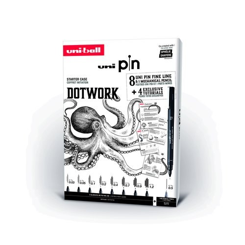 [302422384] ROTUL.UNI PIN CALIBRADO SET DOT WORK B/8