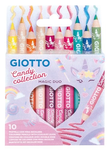 [F251100] LAPICES COLOR GIOTTO CANDY DUO E/10