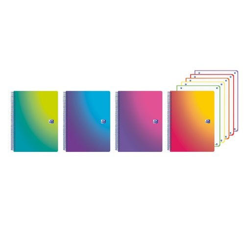 [400207223] BLOC OXF. EU.BOOK 5 GRADIENT A4 120h CD. - Pack de 5 unidades